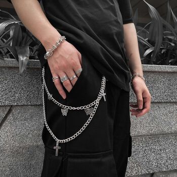 Chain quần Chữ Thập - CROSS-BUTTERFLY - Xích Quần Hip Hop Chain quần Chữ Thập - CROSS-BUTTERFLY - Xích Quần Hip Hop