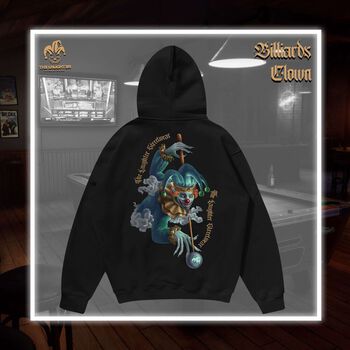The Laughter - BILLIARDS CLOWN HOODIE - Áo MŨ NỈ DA CÁ The Laughter - BILLIARDS CLOWN HOODIE - Áo MŨ NỈ DA CÁ