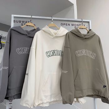 Áo Hoodie Cinder Unisex HD Academy , Áo Hoodie Nam Nữ Form Rộng - Local Brand Chính Hãng