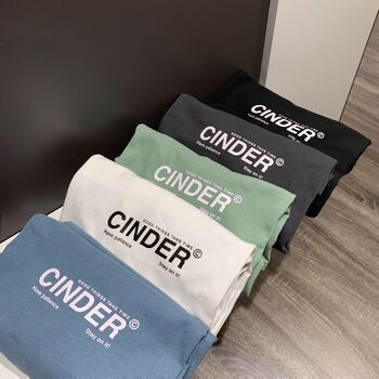 Áo thun unisex Cinder Good Time 100% Cotton, áo phông nam nữ tay lỡ form rộng- LOCAL BRAND Chính Hãng