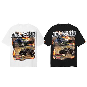 Áo Thun BIG TRUCK Tay Lỡ Unisex Nam/Nữ Đen/Trắng Cổ Tròn - HIGHCLUB Brand Chính Hãng