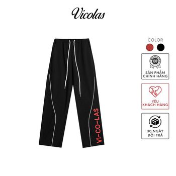 Quần sweatpants unisex thêu họa tiết V VICOLAS SWEATPANTS