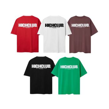 Áo Thun BASIC Tay Lỡ Unisex Nam/Nữ Nhiều Màu Cổ Tròn HIGHCLUB Brand Chính Hãng