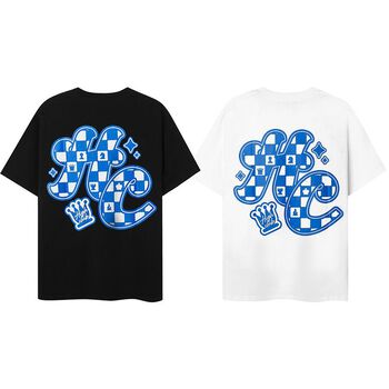 Áo Thun CHESS Tay Lỡ Unisex Nam/Nữ Đen/Trắng Cổ Tròn - HIGHCLUB Brand Chính Hãng