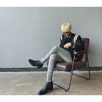 Quần Jeans nam nhập khẩu dáng Skinny | Indigo Skinny Jeans + Khăn Bandana