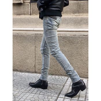 [S22 Season] Quần Skinny Jeans Nam Nhập khẩu cao cấp | Light Fall Blue Skinny Jeans