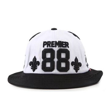 Nón xô PREMIER 88 màu đen trắng P474