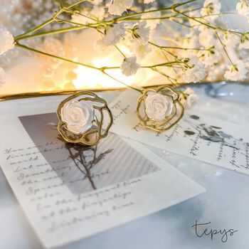 Bông tai Bông hồng