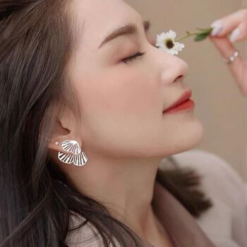 Bông tai cánh bướm bạc không rỉ