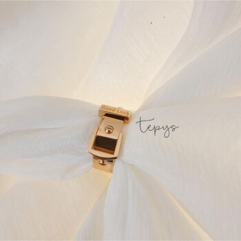 Nhẫn titan Kiểu dáng dây nịt bản lớn