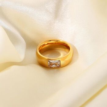 Nhẫn titan vàng18k CAM KẾT KHÔNG PHAI MÀU