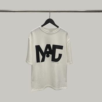 MAHU ÁO THUN OVERSIZE TAY NGẮN IN LOGO MAHU