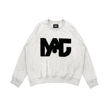 MAHU - SWEATER OVERSIZE THÊU XÙ LOGO MAHU