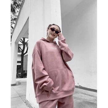 Áo HOODIE SUEDE da lộn - SAIGONZUP