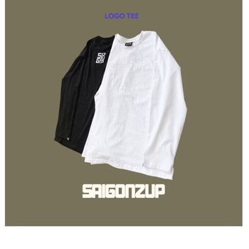 Áo thun tay dài Basic Logo in nổi - SAIGONZUP