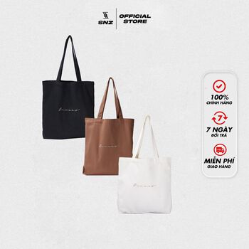 Túi tote vải canvas mềm đựng vừa a4 SNAZZY TOTE