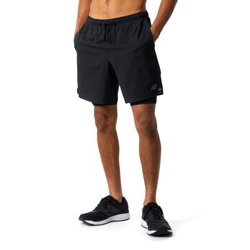 Mens New Balance Fast Flight 7 Inch 2 in 1 Short
