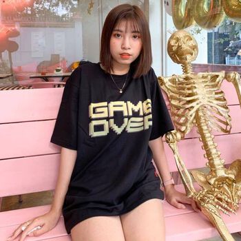 Áo Thun ZOMBIE® Game Over Tee In Black