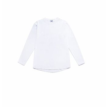 Áo ZOMBIE® Long Sleeve Long Tee - White