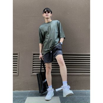 Áo ZOMBIE® T Hem Longline In DarkGreen