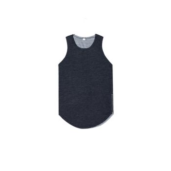 Áo ZOMBIE® Zipper Tanktop In DarkGray