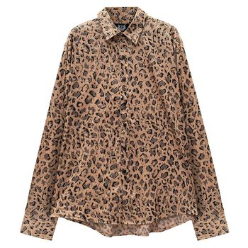 Áo ZOMBIE® Leopard Print Long-Sleeve Shirt