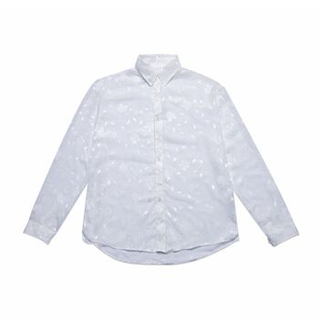 Áo ZOMBIE® White Rose Mesh Net Shirt