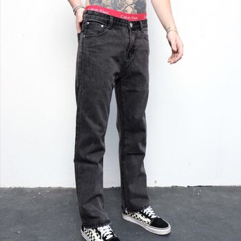 Quần ZOMBIE® Straight Fit Jeans In Black 8230
