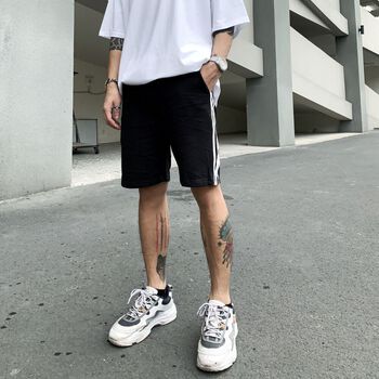 Quần ZOMBIE® Triple Lines Short In Black