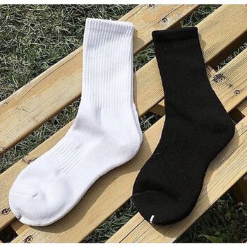 Tất trơn Trắng&Đen”