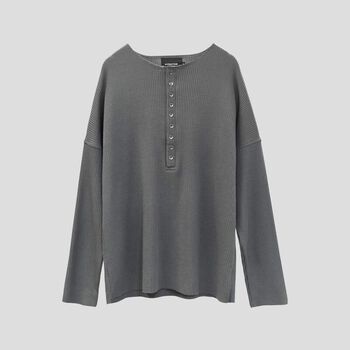 Áo Tay Dài KYU xám