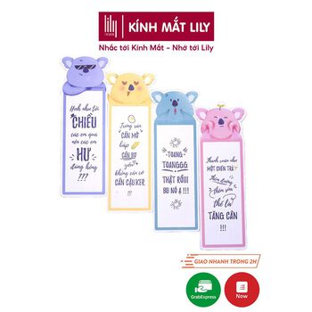 Bookmark kẹp sách quà tặng mẫu ngẫu nhiên Lilyeyewear 1K