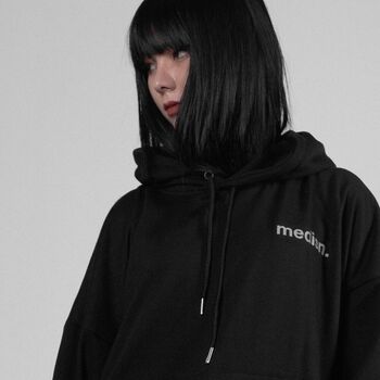 ÁO MEDISN PARANOID BLACK HOODIE
