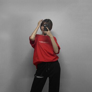 ÁO THUN MEDISN STU STU RED T-SHIRT