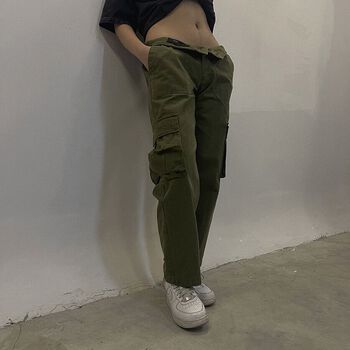 MEDISN BASIC OLIVE WASHED PANT
