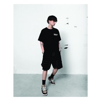 QUẦN NGẮN MEDISN POCKET BLACK SHORT