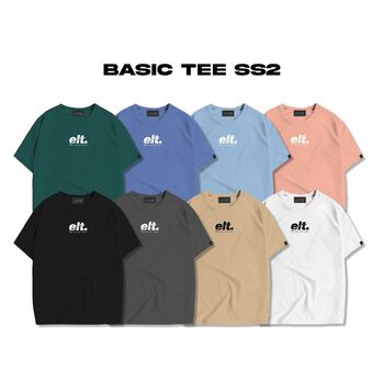 [Mã 155FASHIONSALE giảm 100% đơn 150K] Áo thun cotton Basic Tee SS2 - Áo Thun Local Brand Elektron Clothing
