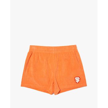 MLB - Quần shorts nữ lưng thun Basic Terry