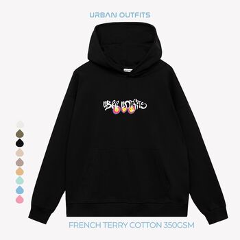 Áo Hoodie Form Rộng URBAN OUTFITS HOO149 Kiểu In Hình  ver 2.0 Thun Cotton Frech Terry 350GSM Local Brand