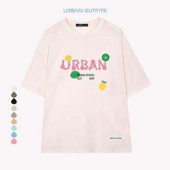 Áo Thun Tay Lỡ Form Rộng URBAN OUTFITS ATO124 Local Brand In Hình ver 2.0 Chất Vải 100% Compact Cotton 250GSM