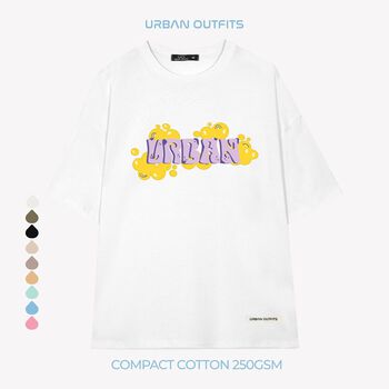 Áo Thun Tay Lỡ Form Rộng URBAN OUTFITS ATO144 Local Brand In Hình ver 2.0 Chất Vải 100% Compact Cotton 250GSM