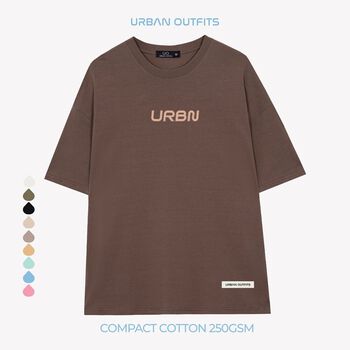 Áo Thun Tay Lỡ Form Rộng URBAN OUTFITS  ATO113 Local Brand In Big Logo URBN ver 2.0 Chất Vải 100% Compact Cotton 250GSM