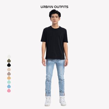 Áo Thun Tay Ngắn Nam Nữ URBAN OUTFITS Trơn ATR01 Form Suông Cotton 4 Chiều Local Brand Áo Thun Tay Ngắn Nam Nữ URBAN OUTFITS Trơn ATR01 Form Suông Cotton 4 Chiều Local Brand