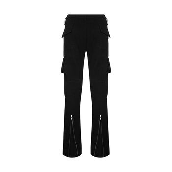 DM Black Cargo  Zipped Jeans