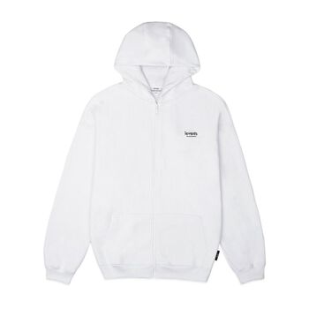 Áo Hoodie Zipper LEVENTS Mini Logo/ White