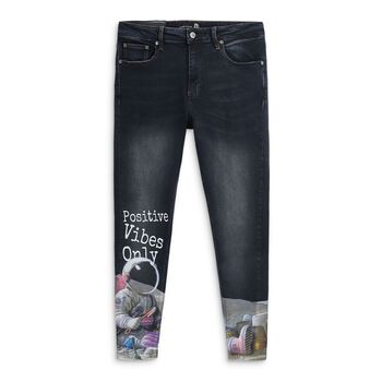 Quần Jean Nam PVO Astronaut Wash , Chất Cotton Pha Spandex , QJ003835,SOMEHOW