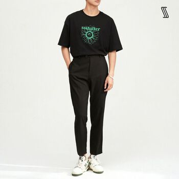 Quần âu ống đứng nam SSSTUTTER điều chỉnh linh hoạt đai bụng BOTTEGA TROUSERS