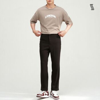 Quần âu ống đứng nam SSSTUTTER nút cài SUNFLOWER TROUSERS