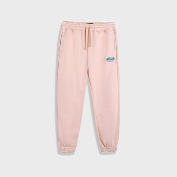 Quần jogger ống bo unisex SWALLA PAPERCLIP SWEATPANT - French Terry Fabric CAO CẤP - Màu SALMON - LOCAL BRAND chính hãng
