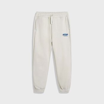 Quần jogger ống bo unisex SWALLA PAPERCLIP SWEATPANT - French Terry Fabric CAO CẤP - Màu WHEAT - LOCAL BRAND chính hãng